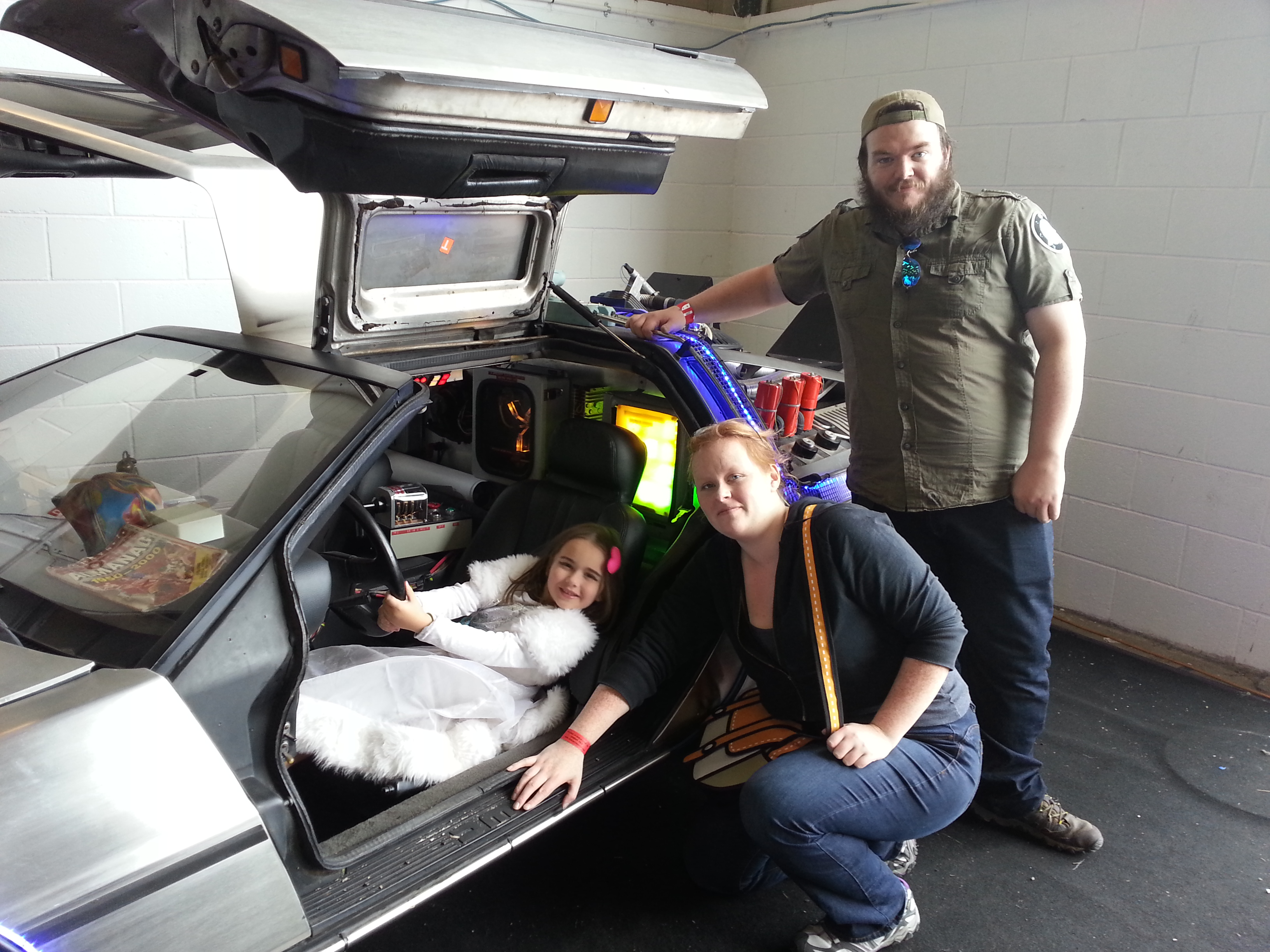 Clare, Shane and Rosa at Dublin Comic Con